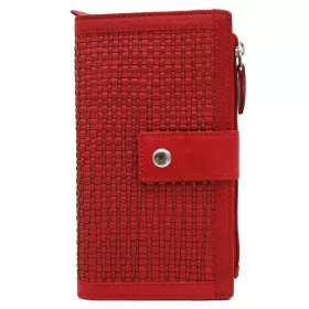   Rovicky R-861-DDW piros női bőr pénztárca 10 x 19, 5 x 2 cm