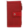 Rovicky R-861-DDW piros női bőr pénztárca 10 x 19, 5 x 2 cm
