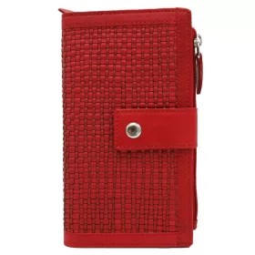   Rovicky R-861-DDW piros női bőr pénztárca 10 x 19, 5 x 2 cm