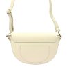 Luka 20-063 krém női bőr válltáska, oldaltáska, crossbody 26 x 16 x 9 cm
