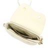 Luka 20-063 krém női bőr válltáska, oldaltáska, crossbody 26 x 16 x 9 cm