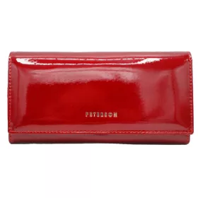 Peterson PTN 42122-SBR piros női bőr pénztárca