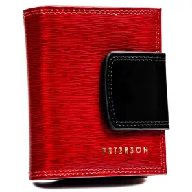 Peterson PTN 42329-SH-1 piros női bőr pénztárca