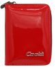 Cavaldi PX33-JMP/3010 piros női bőr-rostbőr pénztárca 10 x 8 cm