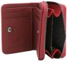Cavaldi PX33-JMP/3010 piros női bőr-rostbőr pénztárca 10 x 8 cm