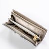 Peterson PTN 421431-BF ezüst pillangó mintás női bőr pénztárca 10 x 19 x 2.5 cm