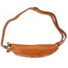 Florence 01-029 barna női bőr övtáska, crossbody 22 x 12 x 5 cm