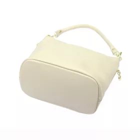   Patrizia 419-040 GOLD bézs női bőr válltáska, oldaltáska 24 x 20 x 13 cm