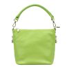 Patrizia 419-040 GOLD lime zöld női bőr válltáska, oldaltáska 24 x 20 x 13 cm