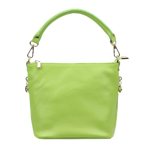 Patrizia 419-040 GOLD lime zöld női bőr válltáska, oldaltáska 24 x 20 x 13 cm