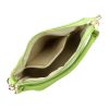 Patrizia 419-040 GOLD lime zöld női bőr válltáska, oldaltáska 24 x 20 x 13 cm