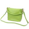 Patrizia 419-040 GOLD lime zöld női bőr válltáska, oldaltáska 24 x 20 x 13 cm
