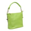 Patrizia 419-040 GOLD lime zöld női bőr válltáska, oldaltáska 24 x 20 x 13 cm