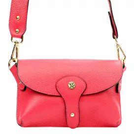   Gregorio 1713 eper színű női bőr válltáska, laptáska 22 x 15 x 6 cm