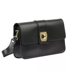   Pierre Cardin FRZ 1961 fekete női bőr válltáska 26 x 16 x 6 cm