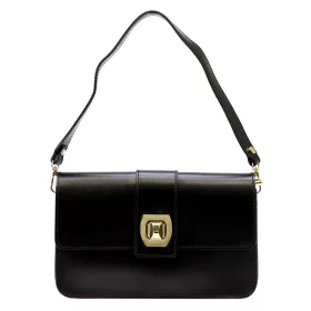   Pierre Cardin FRZ 1961 fekete női bőr válltáska 26 x 16 x 6 cm