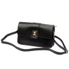 Pierre Cardin FRZ 1961 fekete női bőr válltáska 26 x 16 x 6 cm