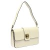 Pierre Cardin FRZ 1961 ekrü női bőr válltáska 26 x 16 x 6 cm