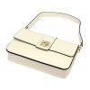 Pierre Cardin FRZ 1961 ekrü női bőr válltáska 26 x 16 x 6 cm