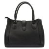 Pierre Cardin FRZ 55086 fekete női bőr válltáska 35 x 26 x 16 cm