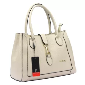   Pierre Cardin FRZ 55086 krém női bőr válltáska 35 x 26 x 16 cm