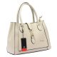 Pierre Cardin FRZ 55086 krém női bőr válltáska 35 x 26 x 16 cm
