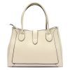 Pierre Cardin FRZ 55086 krém női bőr válltáska 35 x 26 x 16 cm