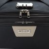 Pierre Cardin LEE02 3063 fekete 3 db-os bőrönd szett 56, 66, 77 cm