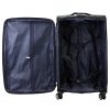Pierre Cardin LEE02 3063 fekete 3 db-os bőrönd szett 56, 66, 77 cm