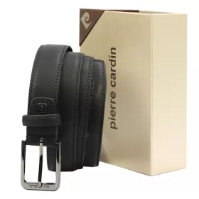Pierre Cardin 3341 GG23 fekete férfi öv 135 x 3.5 cm