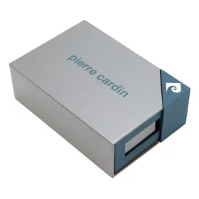 Pierre Cardin 3342 GG23 fekete férfi bőr öv 135 x 3.5 cm