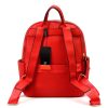Pierre Cardin 22385 GN10 piros női hátizsák 30 x 33 x 12 cm