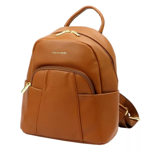 Pierre Cardin 6314 GN11 barna női hátizsák 28 x 32 x 14 cm
