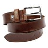 Pierre Cardin 5072 KAM02 konyakbarna férfi marhabőr öv 125 x 3.5 cm