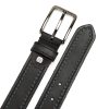 Pierre Cardin 612 KAM02 fekete férfi marhabőr öv 3.5 cm