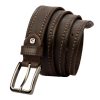 Pierre Cardin 612 KAM02 barna férfi marhabőr öv 3.5 cm