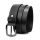 Pierre Cardin 507 KAM01 fekete férfi marhabőr öv 4 cm