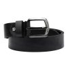 Pierre Cardin 507 KAM01 fekete férfi marhabőr öv 4 cm