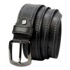 Pierre Cardin 610 KAM01 fekete férfi marhabőr öv 4 cm