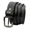 Pierre Cardin 610 KAM01 fekete férfi marhabőr öv 4 cm