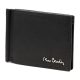 Pierre Cardin YS13 8858 fekete férfi bőr dollártárca 11,5 x 8,5 cm