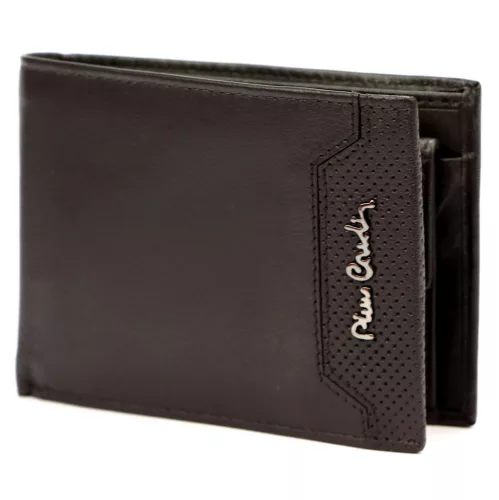 Pierre Cardin TILAK99 8805 barna férfi bőr pénztárca 11 x 9 cm