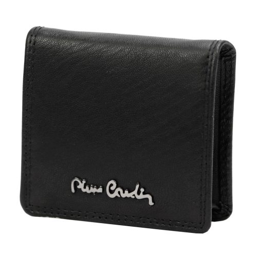 Pierre Cardin TILAK79 2238 fekete férfi bőr pénztárca 8 x 7,5 cm