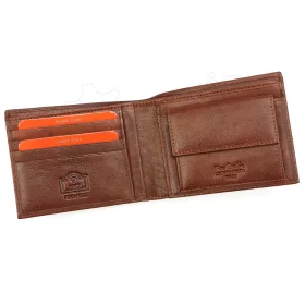 Pierre Cardin férfi fekete bőr pénztárca 12,5 × 9,5 cm