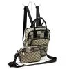 B.Cavalli BC1220# drapp női hátitáska-válltáska szett 28 x 32 x 13 cm