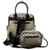 B.Cavalli BC1220# drapp női hátitáska-válltáska szett 28 x 32 x 13 cm