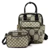 B.Cavalli BC1220# drapp női hátitáska-válltáska szett 28 x 32 x 13 cm