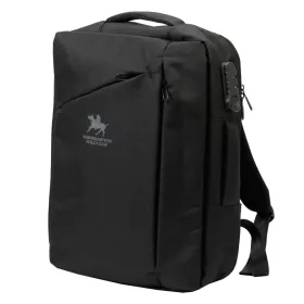   Northampton Polo Club PC3096 fekete laptop hátizsák 17" 31 x 45 x 12 cm