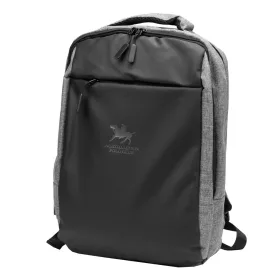   Northampton Polo Club PC3098 szürke laptoprekeszes hátizsák 15,6" 31 x 44 x 13 cm