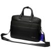 Northampton Polo Club PC3182 fekete uniszex bőr aktatáska, laptoptáska 15,6" 38 x 30 x 11 cm